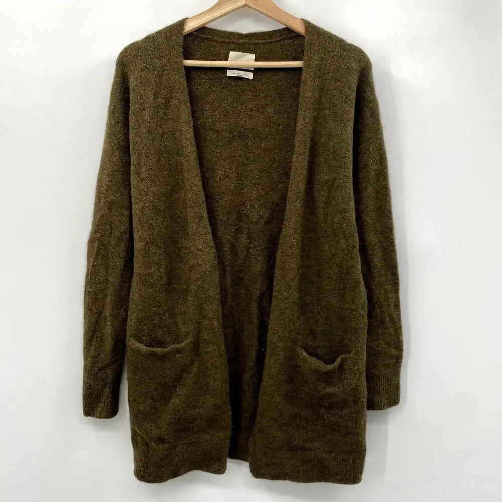 Wilfred Free Green Cardigan Sweater